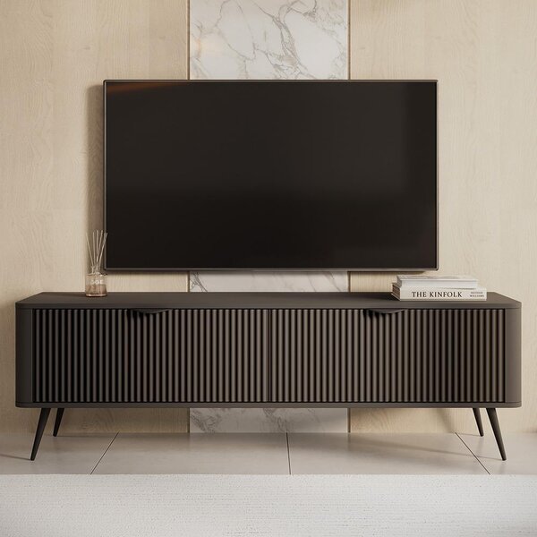 LANTE č | TV stolek F 163 2D | 163,2 cm | černá