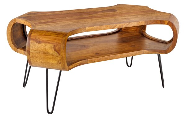 Kávový stolek ORGANIC LIVING 100 cm palisandrové dřevo přírodní