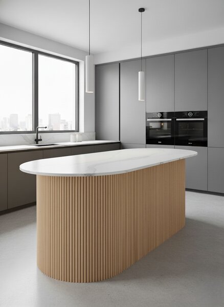 Horve Flexibilní akustický panel 2700 x 500 mm - dub