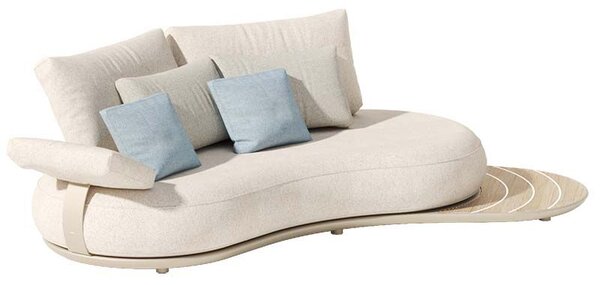 Zahradní pravá rohová pohovka CALLA SAND BEIGE Exteriér | Zahradní pohovky