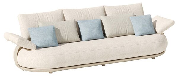 Zahradní třímístná pohovka CALLA SAND BEIGE Exteriér | Zahradní pohovky
