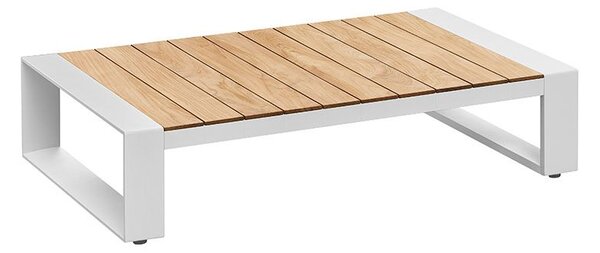 Zahradní konferenční stolek CAMBUSA 135 CM WHITE Exteriér | Zahradní stolky