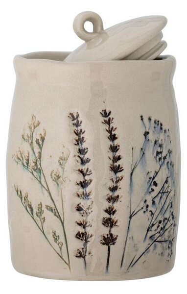 Kameninová dóza s víčkem Bea Nature 20,5 cm Bloomingville