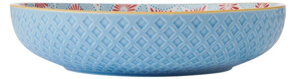 Mikasa Kameninová miska Coupe s modrou mozaikou, 21 cm MKPBOWLS32