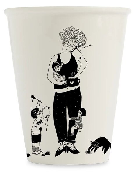 Porcelánový hrnek Mom Life 220 ml