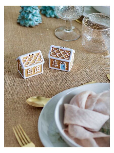 Slánka s pepřenkou Ginnie Gingerbread - set 2 ks Bloomingville