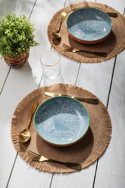Mikasa Kameninová miska Coupe s geometrickými listy, 21 cm MKPBOWLS13