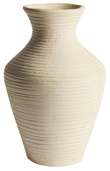 Kave Home Béžová váza Pria 36 cm