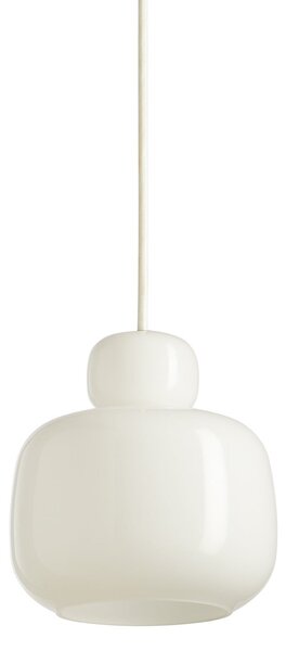Závěsná svítidlo Woud, Stone, stmívatelné, Bílá, Kuchyně, Sklo, Design