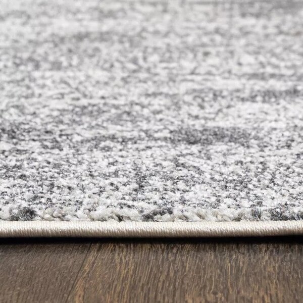 Makro Abra Moderní kusový koberec LUCY NP22D krémový šedý Rozměr: 80x150 cm