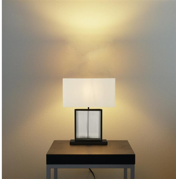 Searchlight EU54210BK Stylová stolní lampa CLARENDON BLACK