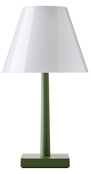 Stolní lampa Rotaliana, Dina+, stmívatelné, Zelená, Obývací pokoj, Kov, Design