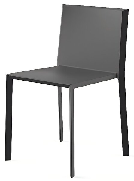 VONDOM Černá plastová jídelní židle QUARTZ