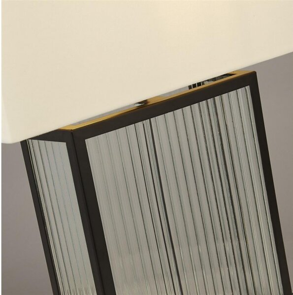 Searchlight EU54210BK Stylová stolní lampa CLARENDON BLACK