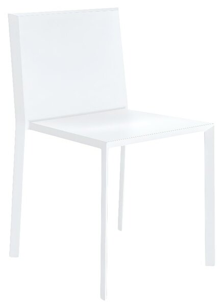 VONDOM Bílá plastová jídelní židle QUARTZ