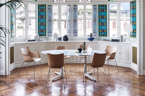 Kartell designové jídelní židle P/Wood