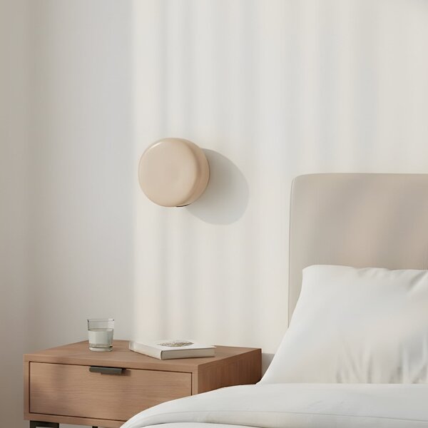 Nástěnná Svítidla ALDEX, BonBon, stmívatelné, Béžová, Obývací pokoj, Sklo, Design