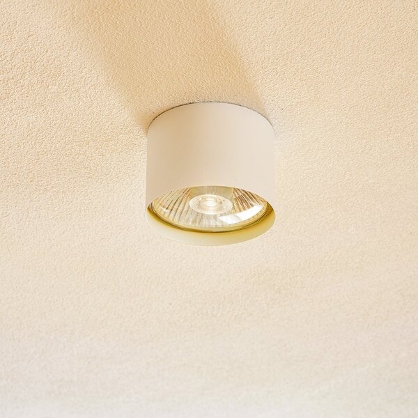 Stropní Lampa Euluna, Chloe, stmívatelné, Bílá, Obývací pokoj, Kov, Moderní