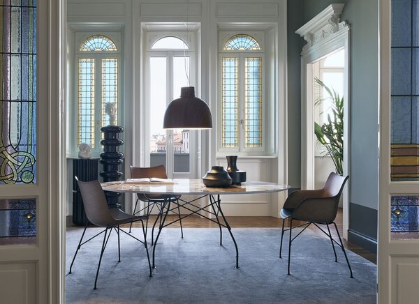 Kartell designové jídelní židle P/Wood