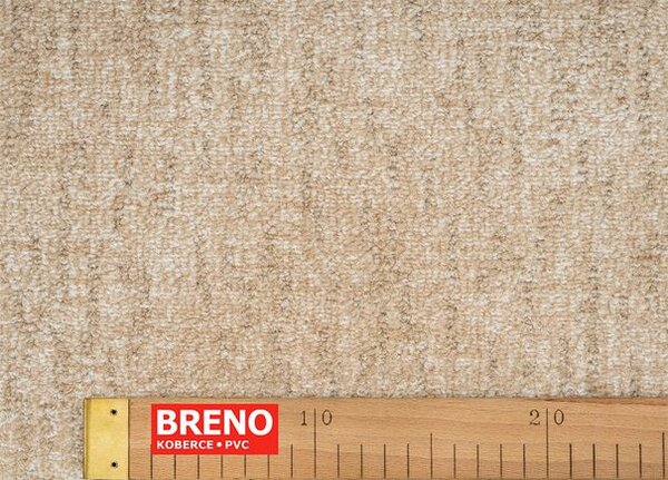 Breno Metrážový koberec BAVARIA 30 béžový, šíře 400 cm, Béžová