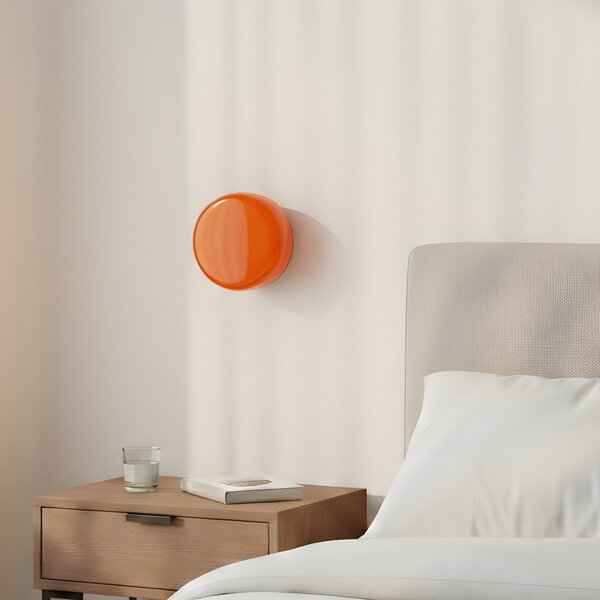 Nástěnná Svítidla ALDEX, BonBon, stmívatelné, Oranžová, Obývací pokoj, Sklo, Design