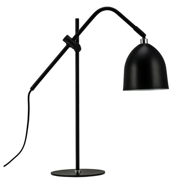 Stolní lampa Dyberg Larsen, Easton, Černá, Obývací pokoj, Kov, Skandinávský