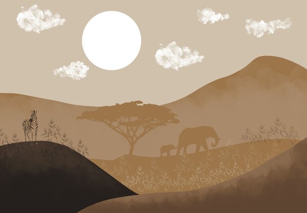 Fototapeta - Afrika (245x170 cm)