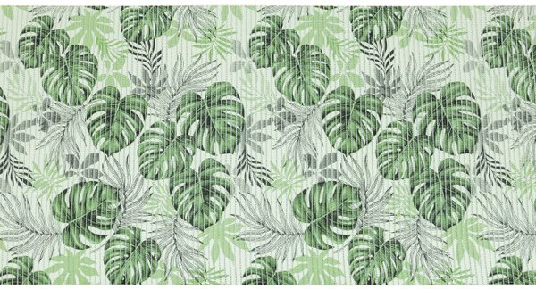 Koupelnová pěnová rohož 266C Monstera