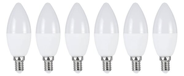 Livarno home LED žárovka, 6 kusů (svíčka E14) (100382053003)