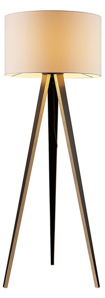 Stojací Lampa Lucande, Bodhi, Bílá, Obývací pokoj, Tkanina / Textil, Skandinávský