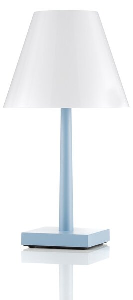 Stolní lampa Rotaliana, Dina+, stmívatelné, Modrá, Obývací pokoj, Kov, Design