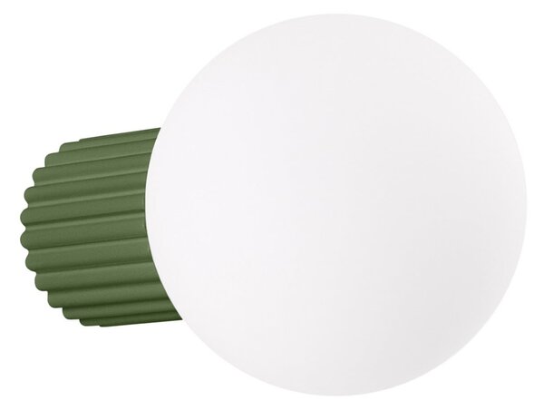 Nástěnná Svítidla SOLLUX LIGHTING, ORBI, stmívatelné, Zelená, Koupelna, Hliník