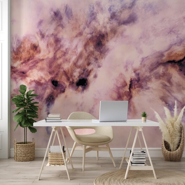 Fototapeta - Růžová abstrakce (245x170 cm)