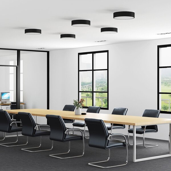Stropní Lampa Arcchio, Vanida, stmívatelné, Černá, Kuchyně, Hliník, Moderní