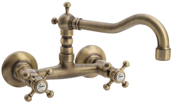 , ANTEA nástěnná baterie, vrchní ramínko, bronz, 3366