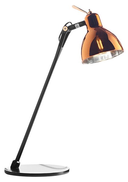 Stolní lampa Rotaliana, Luxy T0 Glam, Černá, Obývací pokoj, Kov, Design