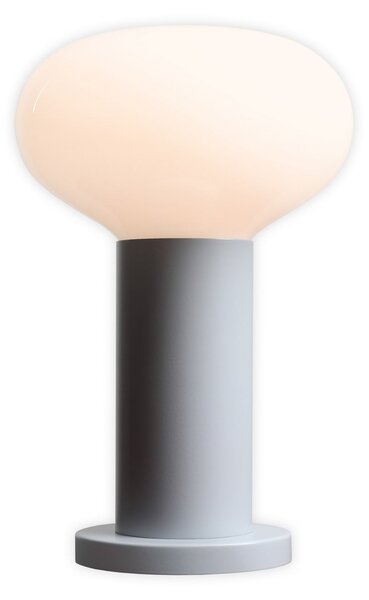 Stolní lampa ALDEX, Flo, Šedá, Obývací pokoj, Kov, Design