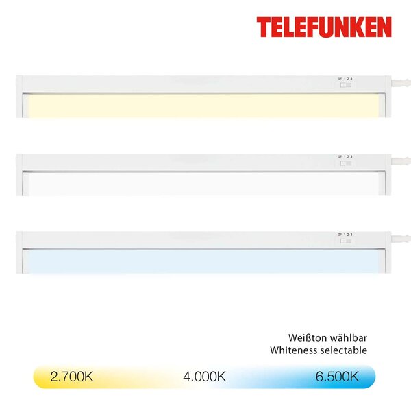 TF 205106TF TELEFUNKEN LED skříňkové svítidlo 54,5 cm 6,5W 700lm bílé - BRILONER