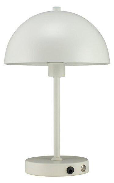 Stolní lampa Dyberg Larsen, Stockholm, stmívatelné, Bílá, Obývací pokoj, Kov, Skandinávský