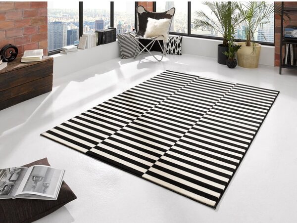 Černý/krémový koberec 80x200 cm Gloria – Hanse Home
