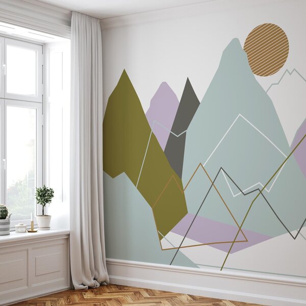 Fototapeta - Skály, vektor (245x170 cm)