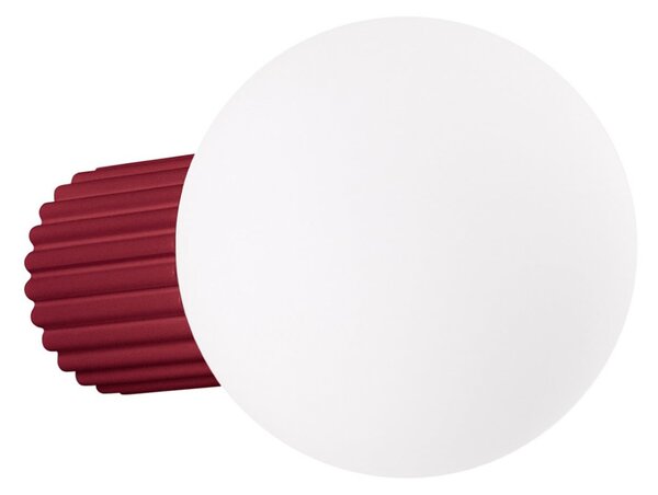 Nástěnná Svítidla SOLLUX LIGHTING, ORBI, stmívatelné, Červená, Koupelna, Hliník