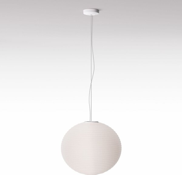 Závěsná svítidlo Rotaliana, Flow Glass, stmívatelné, Bílá, Obývací pokoj, Sklo, Design
