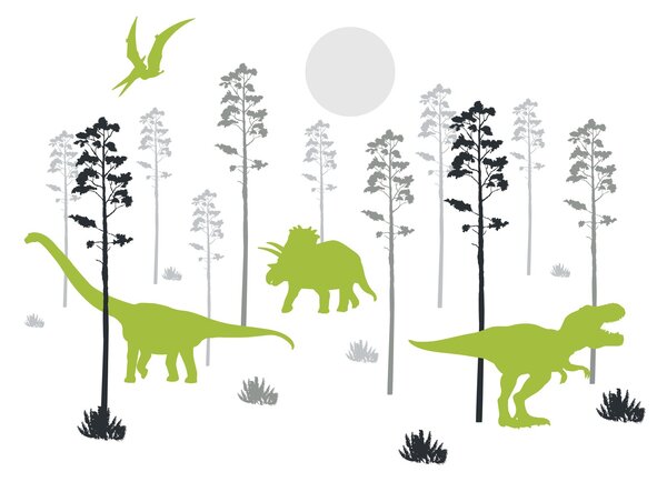 Fototapeta - Dinosauři (245x170 cm)