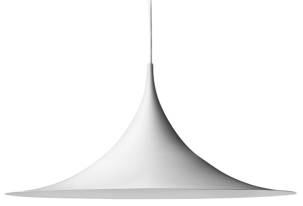 Závěsná svítidlo GUBI, Semi, stmívatelné, Bílá, Obývací pokoj, Kov, Design