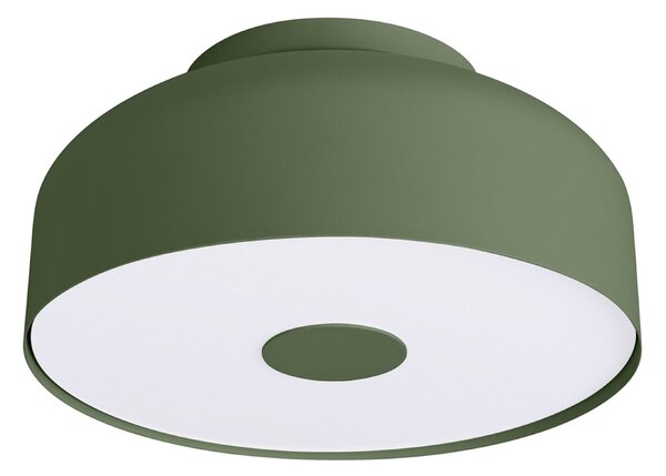 Stropní Lampa SOLLUX LIGHTING, CLARO, stmívatelné, Zelená, Obývací pokoj, Kov