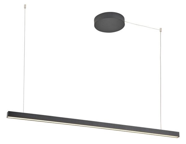 Palnas Závěsné lineární LED svítidlo DARA 2, d.120 cm, 3000-4000K Barva: Černá, Stmívání, řízení: ON/OFF (bez stmívání)