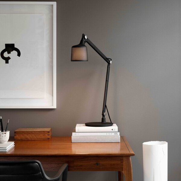 Stolní lampa Vipp, Vipp521, Černá, Pracovna, Kov, Moderní