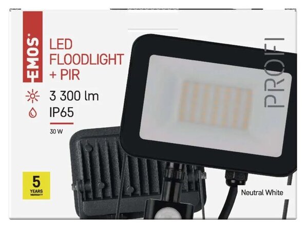 ZS2732 LED REFLEKTOR PROFI 30W 3300LM PIR