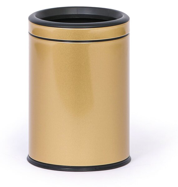 Odpadkový koš 10 l, zlatý